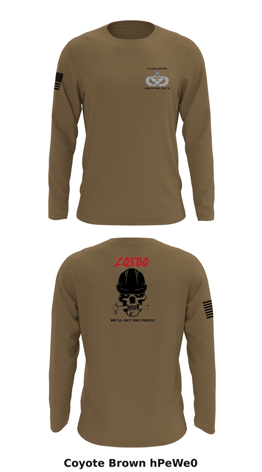 Class 20500, 366th TRS/DET 6 Store 1 Core Men's LS Performance Tee - hPeWe0