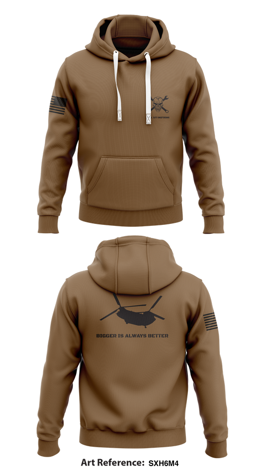 Bravo Company 127 Store 1  Core Men's Hooded Performance Sweatshirt - sxh6M4