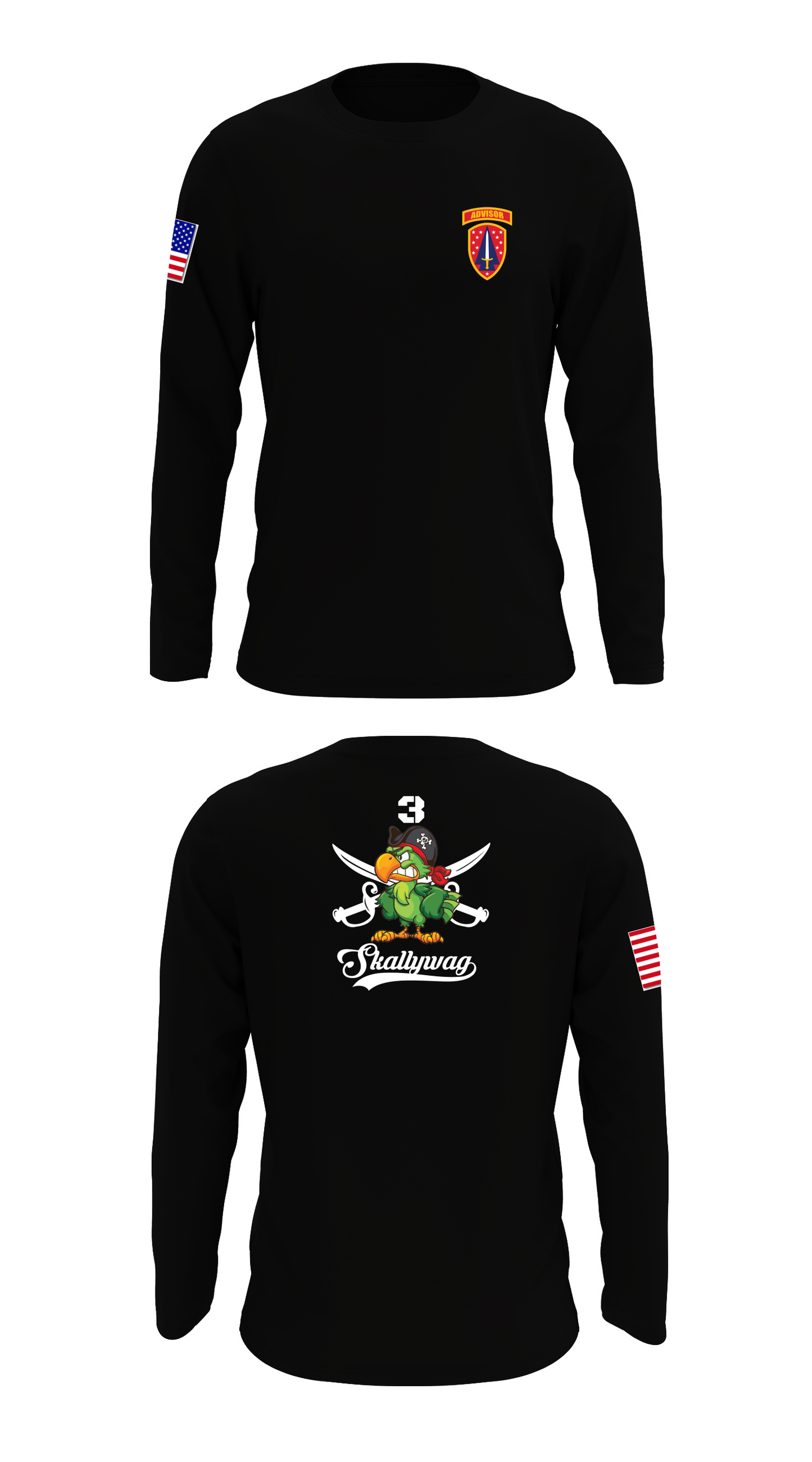 Skallywags Store 1 Core Men's LS Performance Tee - 94577996496