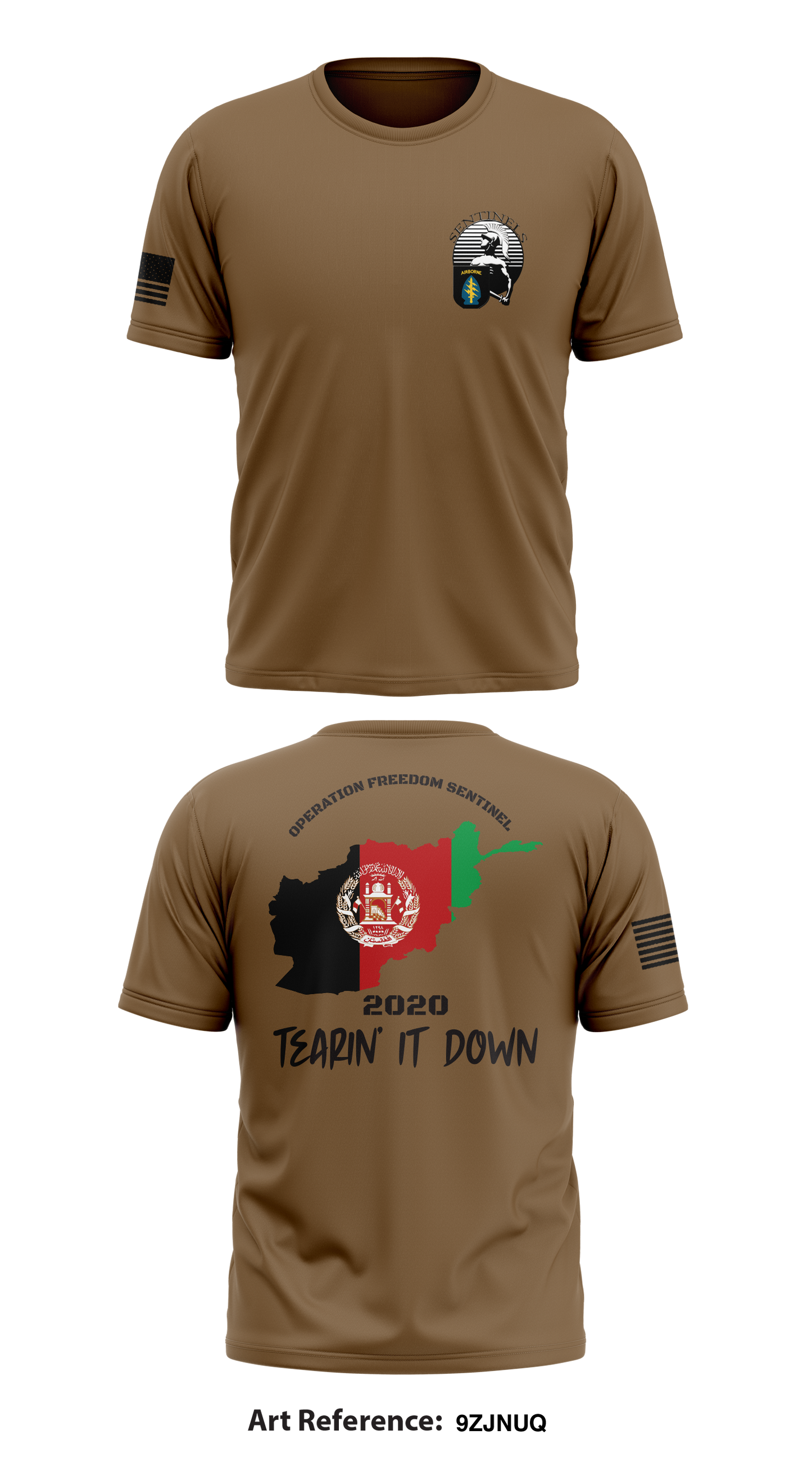 528th Sustainment Brigade Store 1 Core Men's SS Performance Tee - 9ZJNUQ