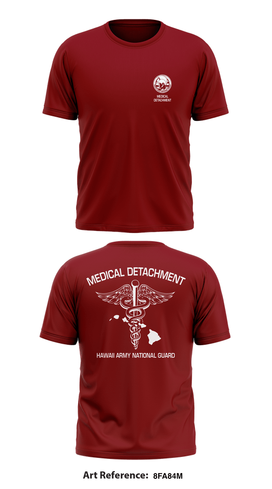 Medical Detachment, Hawaii Army National Guard Store 1 Core Men's SS Performance Tee - 8fa84M