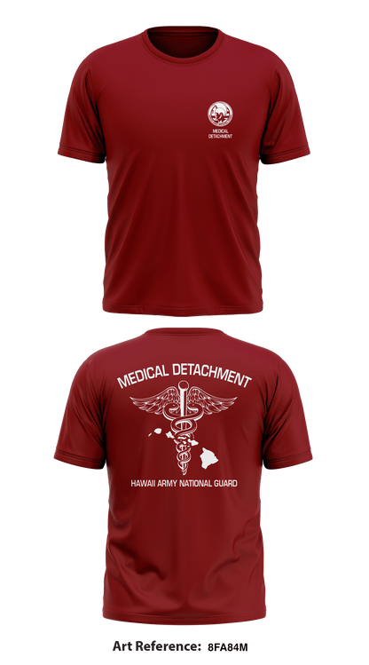 Medical Detachment, Hawaii Army National Guard Store 1 Core Men's SS Performance Tee - 8fa84M