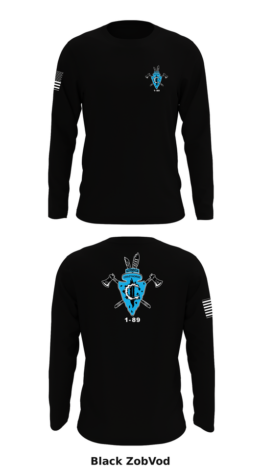 1-89 Store 1 Core Men's LS Performance Tee - ZobVod