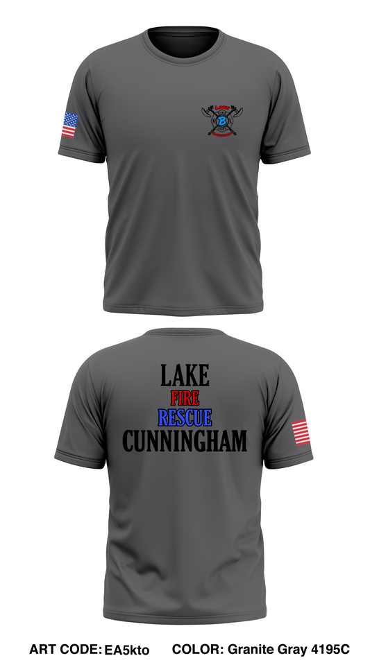 Lake Cunningham Fire Department Store 1 Core Men's SS Performance Tee - EA5kto