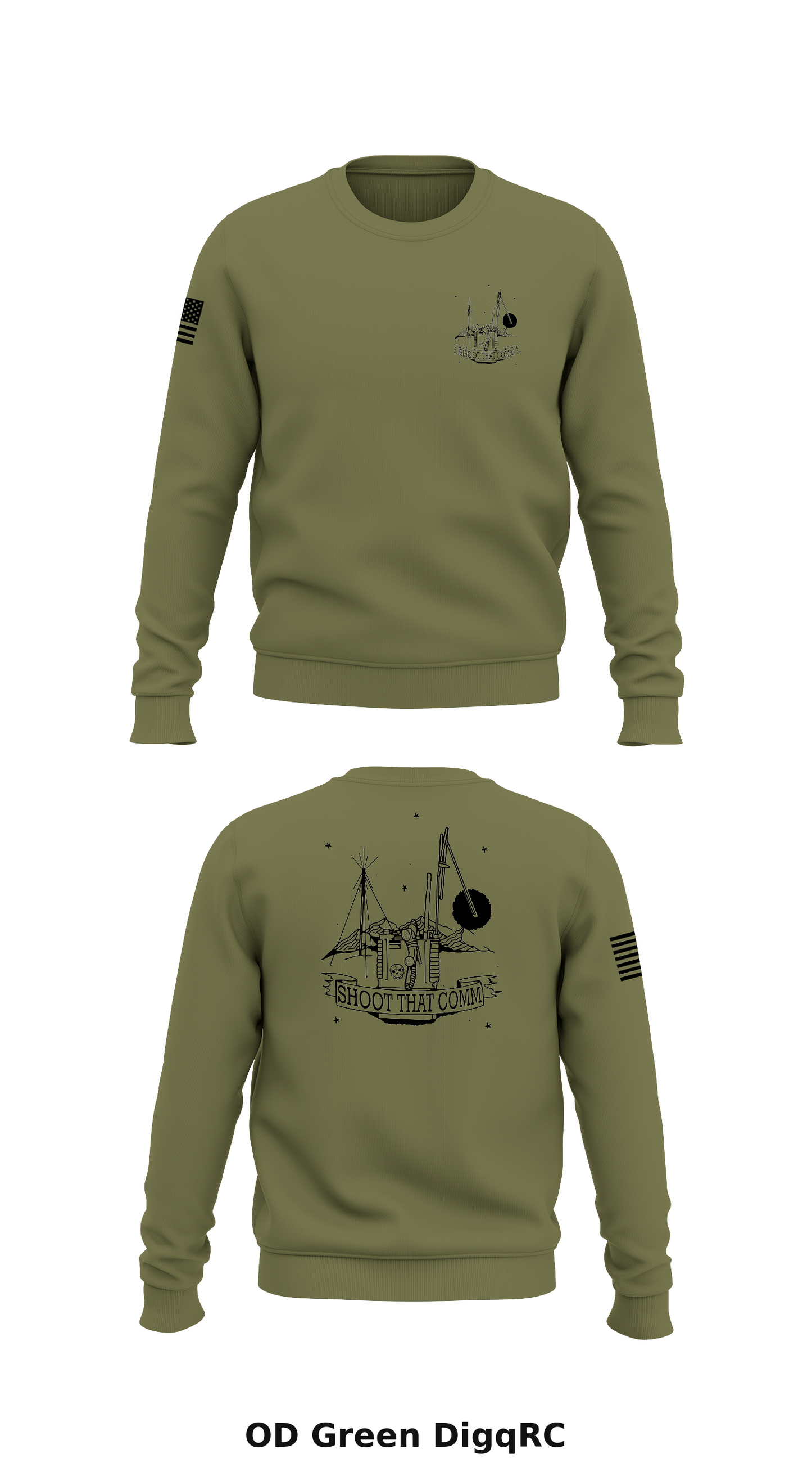 Oscar Comm 5/14 Store 1 Core Men's Crewneck Performance Sweatshirt - DigqRC