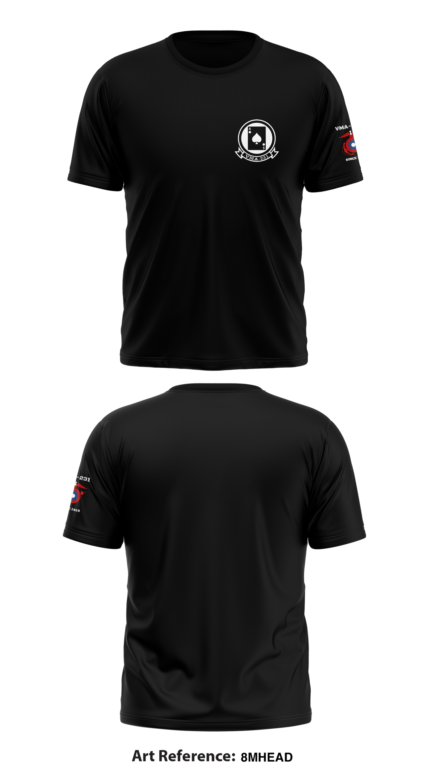 Short Core Men's SS Performance Tee - 8mHeAd