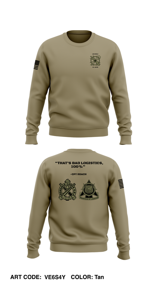 LOG BOLC 21-007B Store 1 Core Men's Crewneck Performance Sweatshirt - VE6S4Y