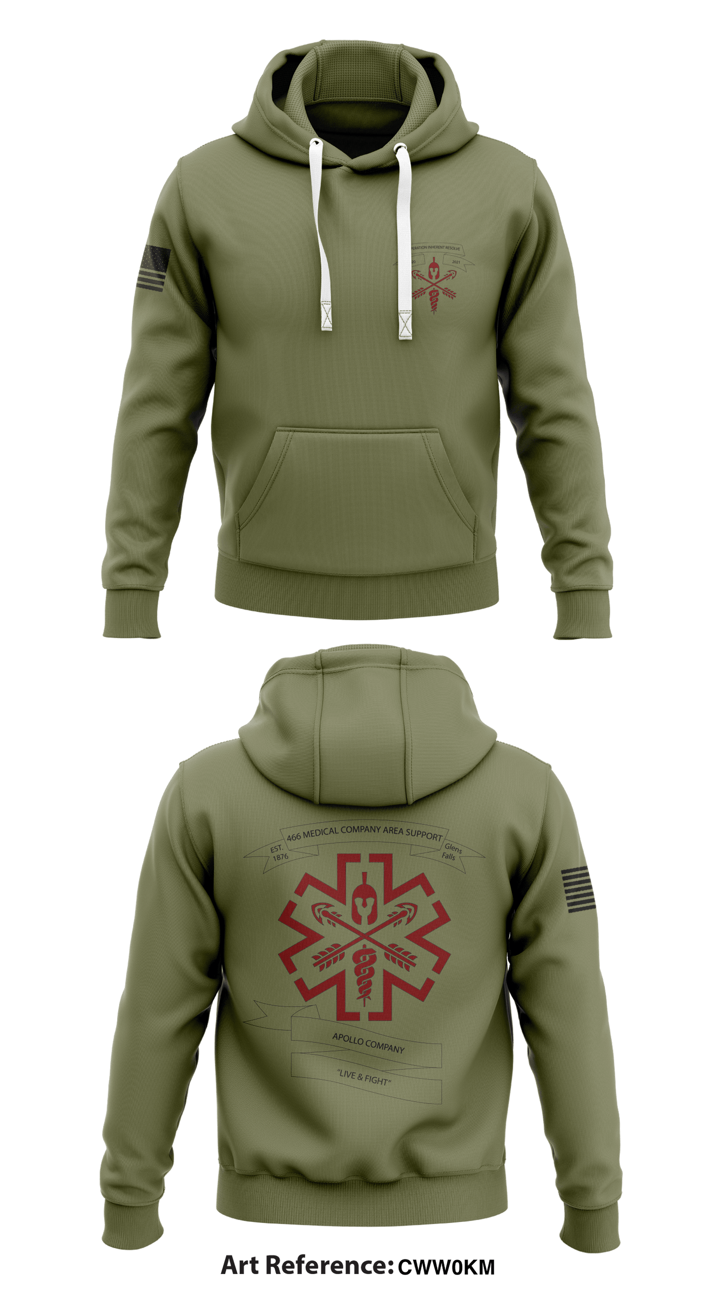 466 MCAS Store 1  Core Men's Hooded Performance Sweatshirt - cww0km