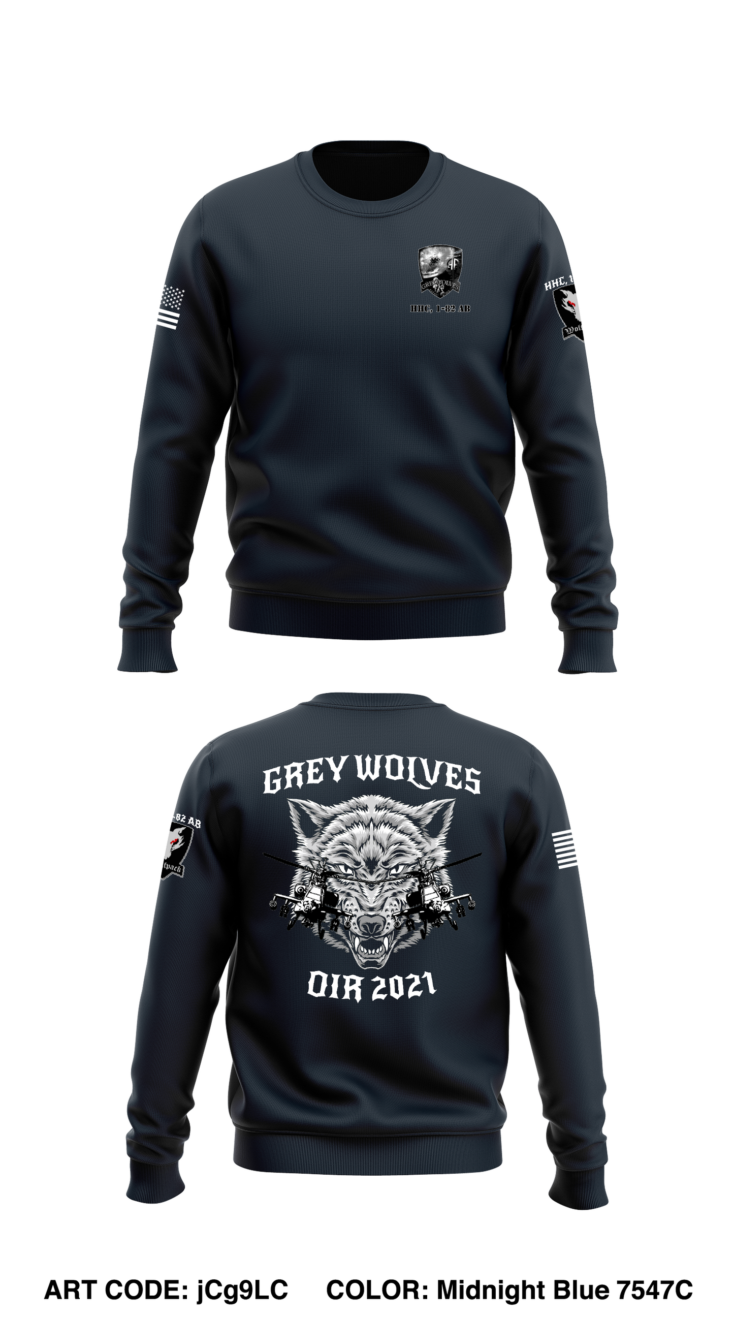 HHC 1-82AB Store 1 Core Men's Crewneck Performance Sweatshirt - jCg9LC