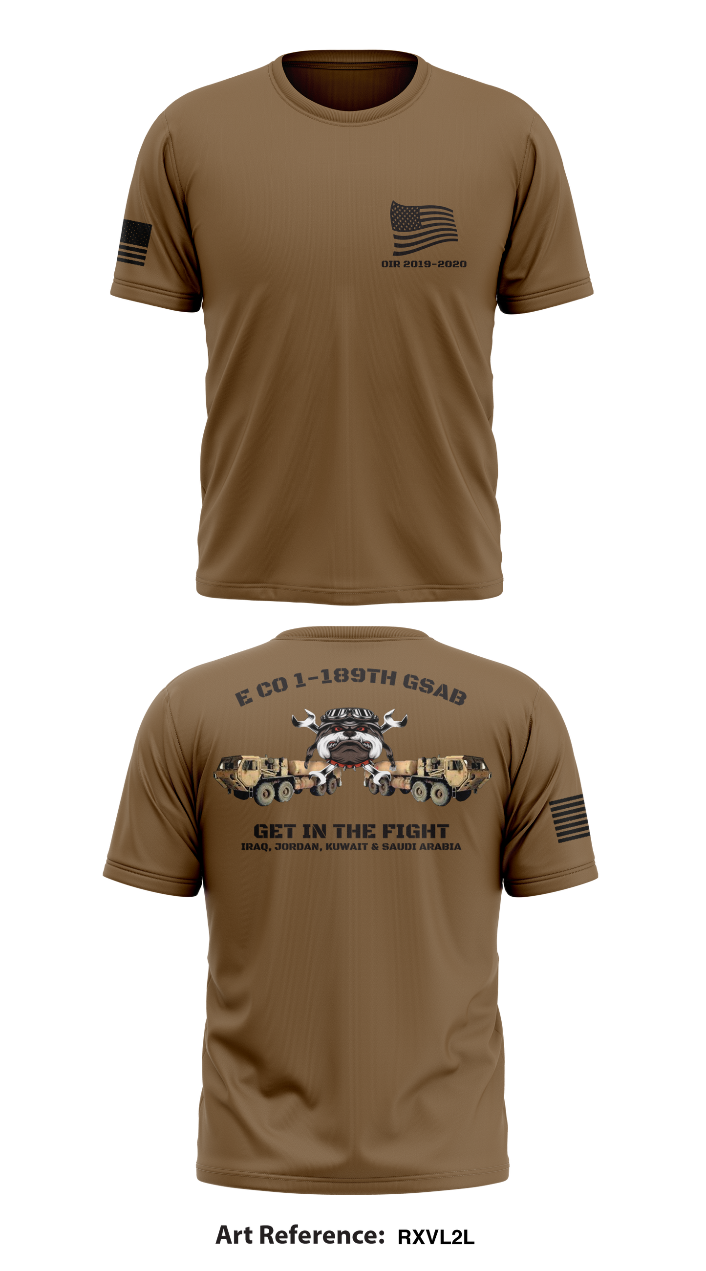 E Co 1-189th GSAB  Store 1 Core Men's SS Performance Tee - RXVL2L