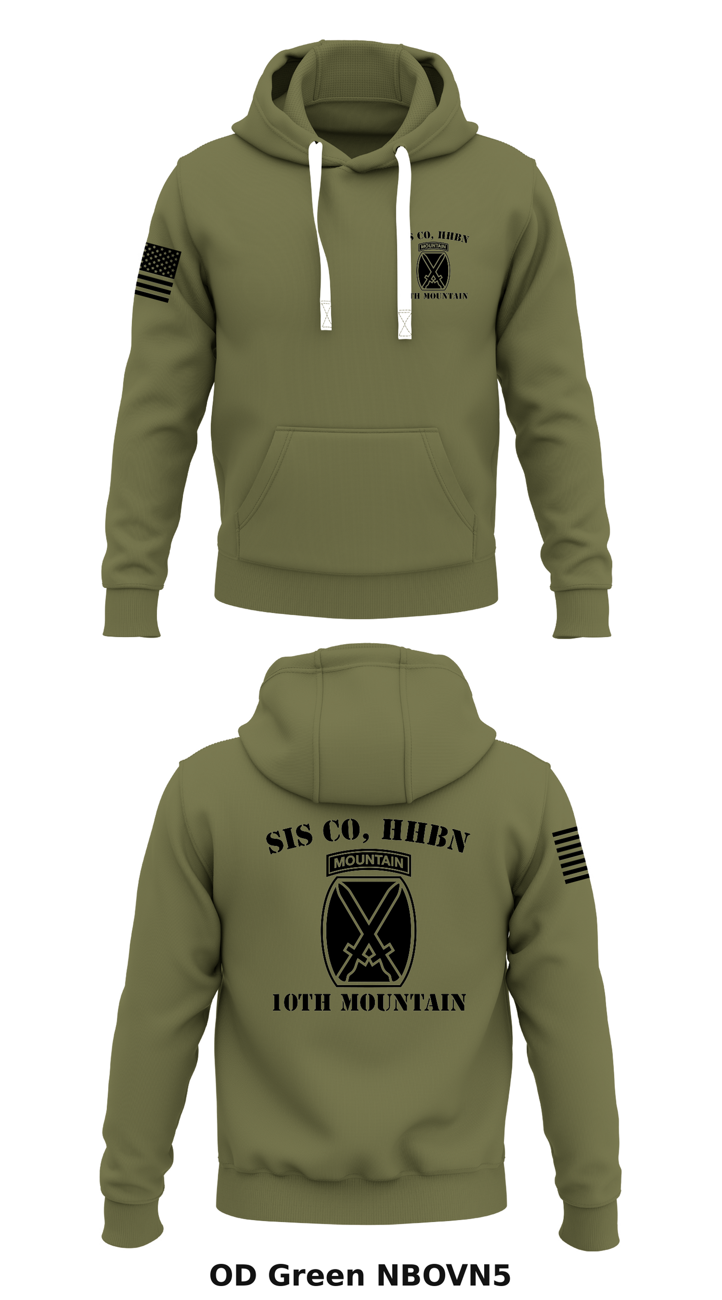 SIS Co, HHBN, 1th Mountain  Store 1  Core Men's Hooded Performance Sweatshirt - NBOVN5
