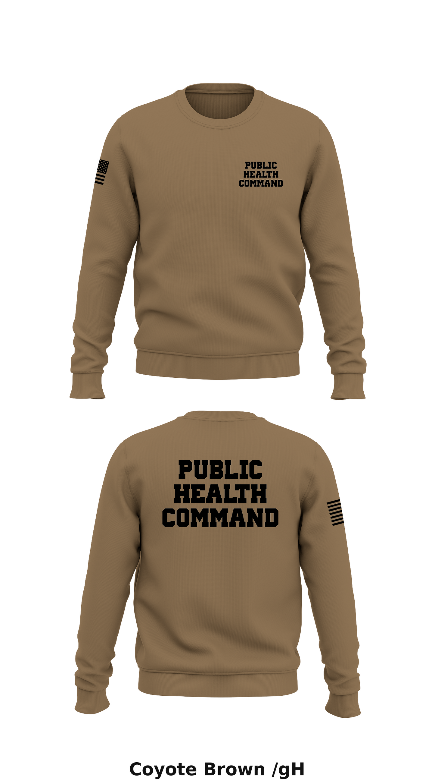 Public Health Command Store 1 Core Men's Crewneck Performance Sweatshirt - /gH