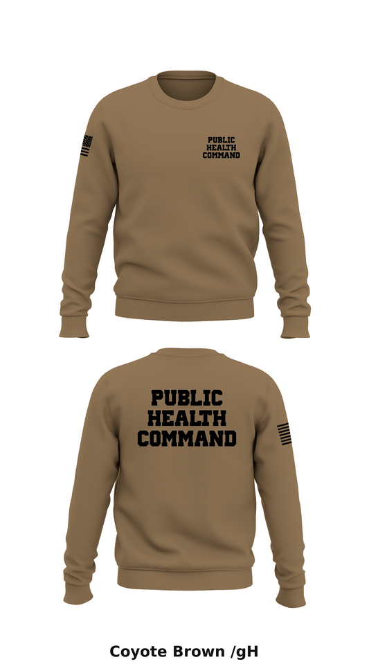 Public Health Command Store 1 Core Men's Crewneck Performance Sweatshirt - /gH
