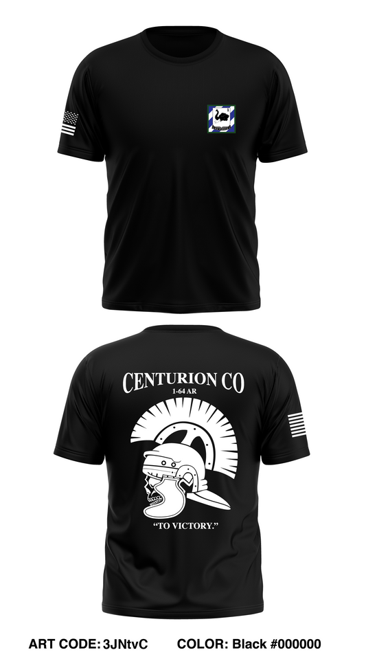 C Co, 1 BN, 64th AR Store 1 Core Men's SS Performance Tee - 3JNtvC