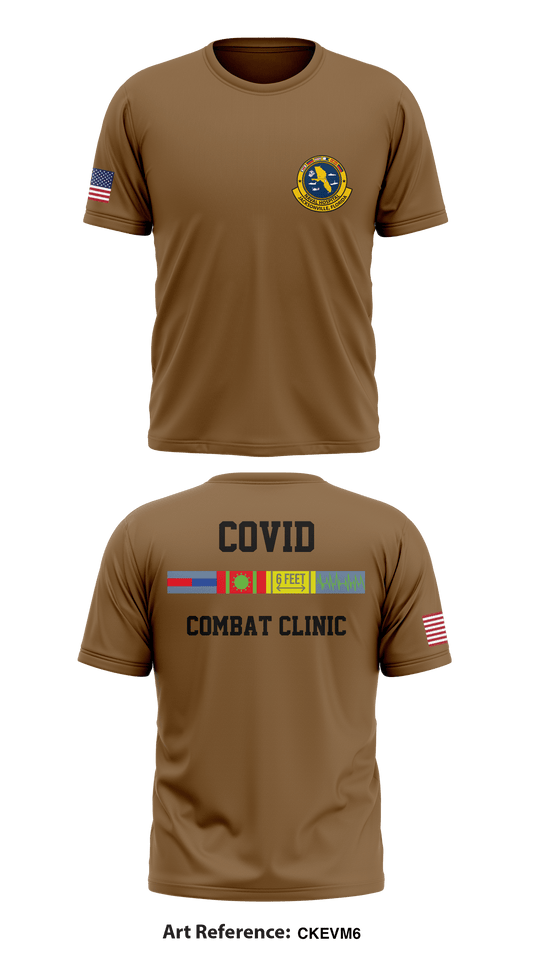 COVID Combat Clinic Store 1 Core Men's SS Performance Tee - CKEvM6