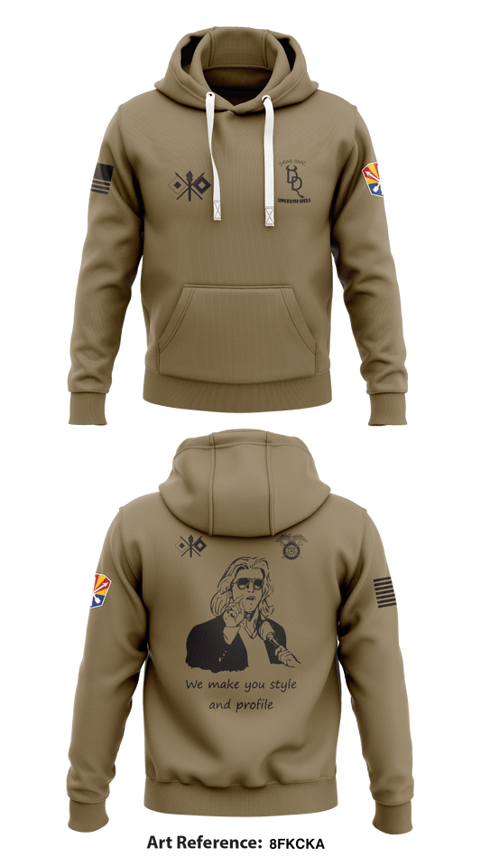 3666th SMC Store 1  Core Men's Hooded Performance Sweatshirt - 8FKCKA