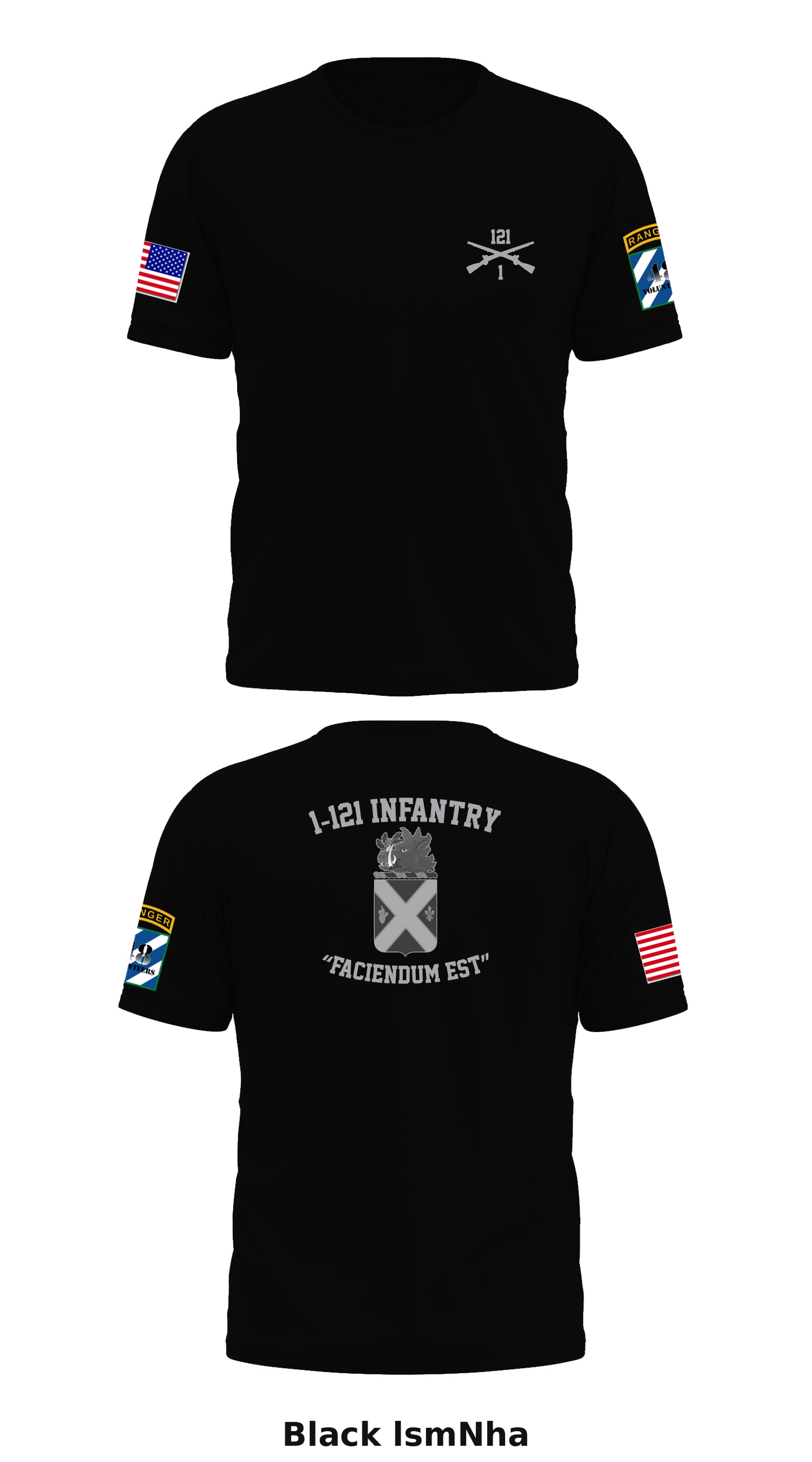 1-121st IN REGIMENT Store 1 Core Men's SS Performance Tee - lsmNha