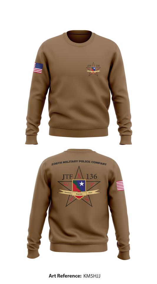 236th Military Police Company Store 1 Core Men's Crewneck Performance Sweatshirt - KM5HJj