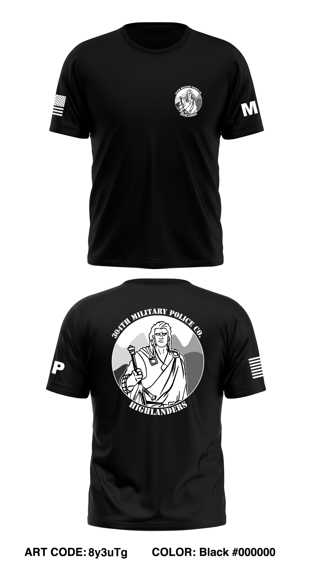 304th MP Co  Store 1 Core Men's SS Performance Tee - 8y3uTg