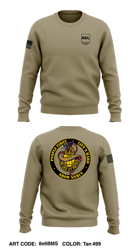 Chaplain Captain Career Cro Store 1 Core Men's Crewneck Performance Sweatshirt - 8e6BMS