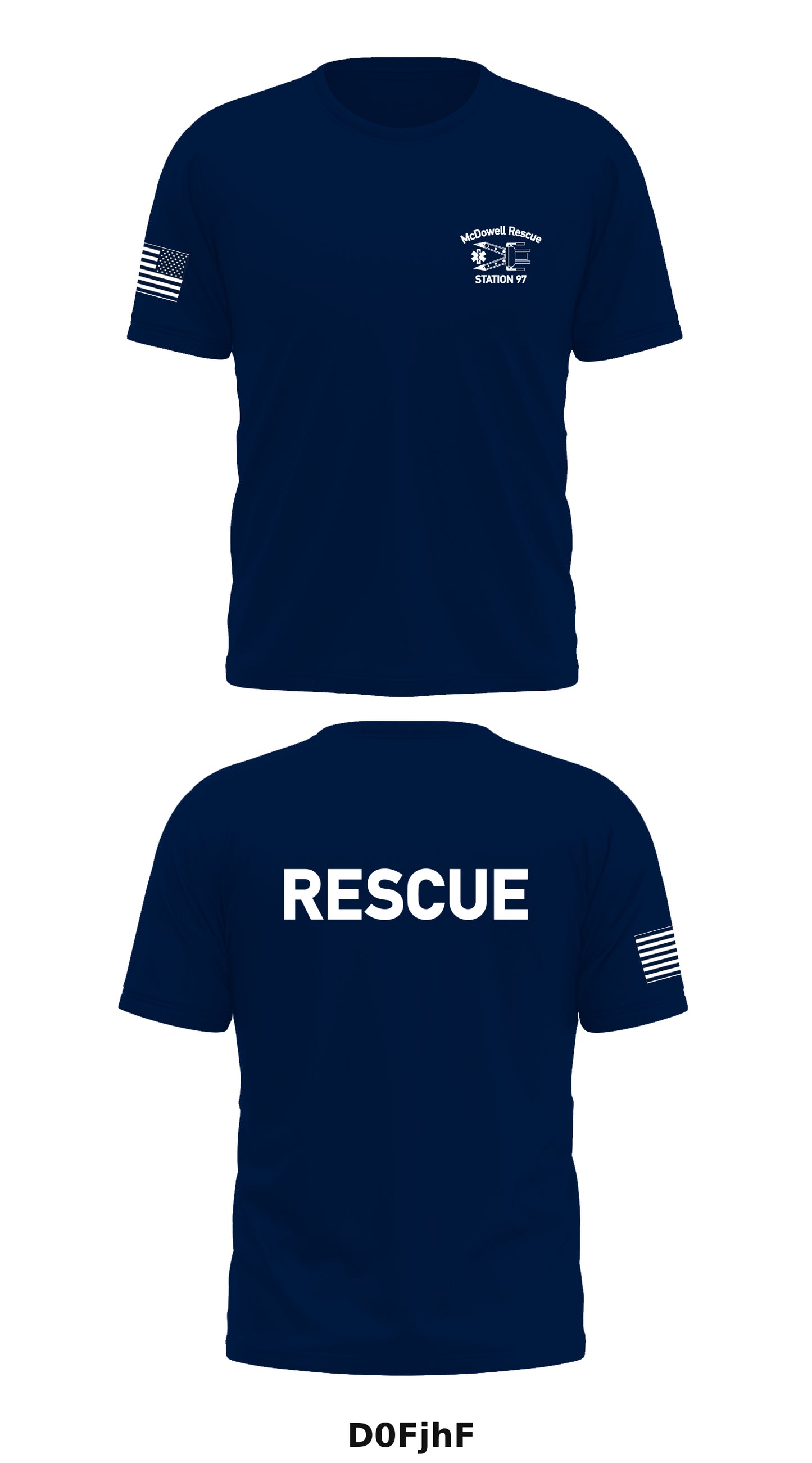 McDowell County Rescue Squad Store 1 Core Men's SS Performance Tee - D0FjhF
