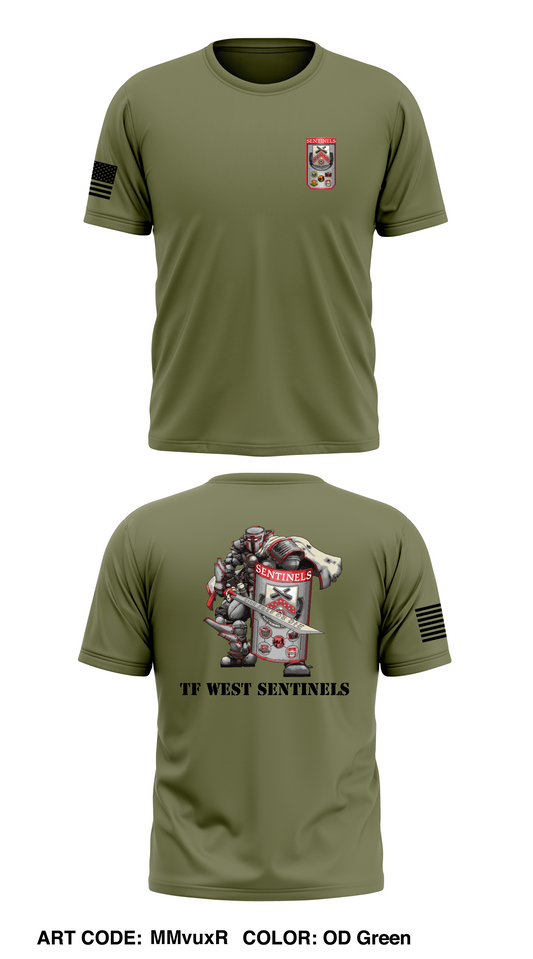 TF West Sentinels Store 1 Core Men's SS Performance Tee - MMvuxR