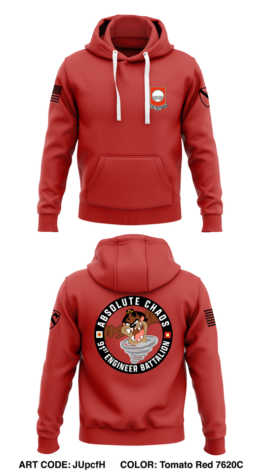 C Co, 91st BEB, 1ABCT, 1CD Store 1  Core Men's Hooded Performance Sweatshirt - JUpcfH