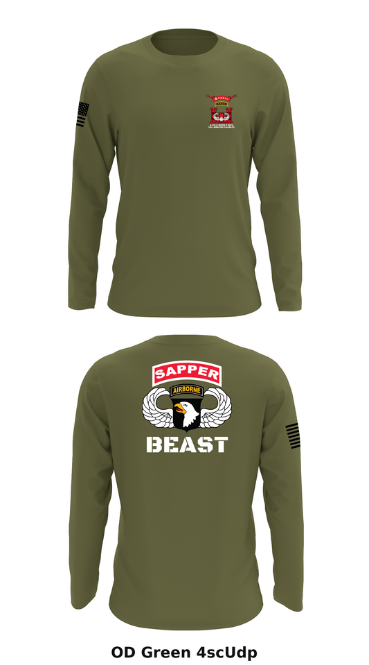 A CO 2 BSTB 2 BCT 101 ABN DIV (AASLT) Store 1 Core Men's LS Performance Tee - 4scUdp