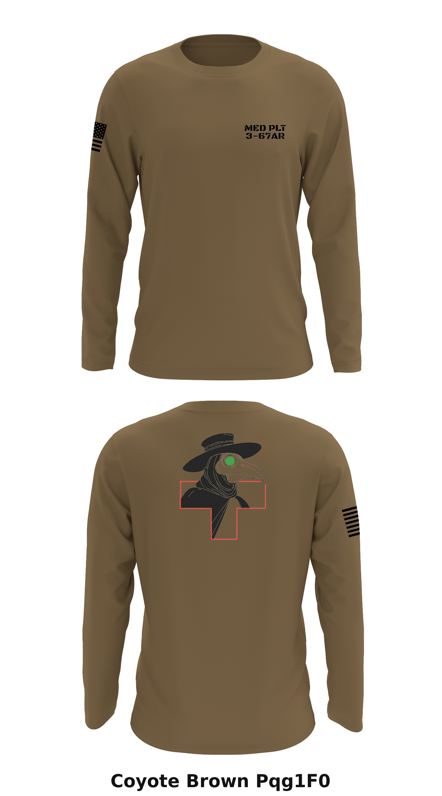 Med plt 3-67AR Store 1 Core Men's LS Performance Tee - Pqg1F0