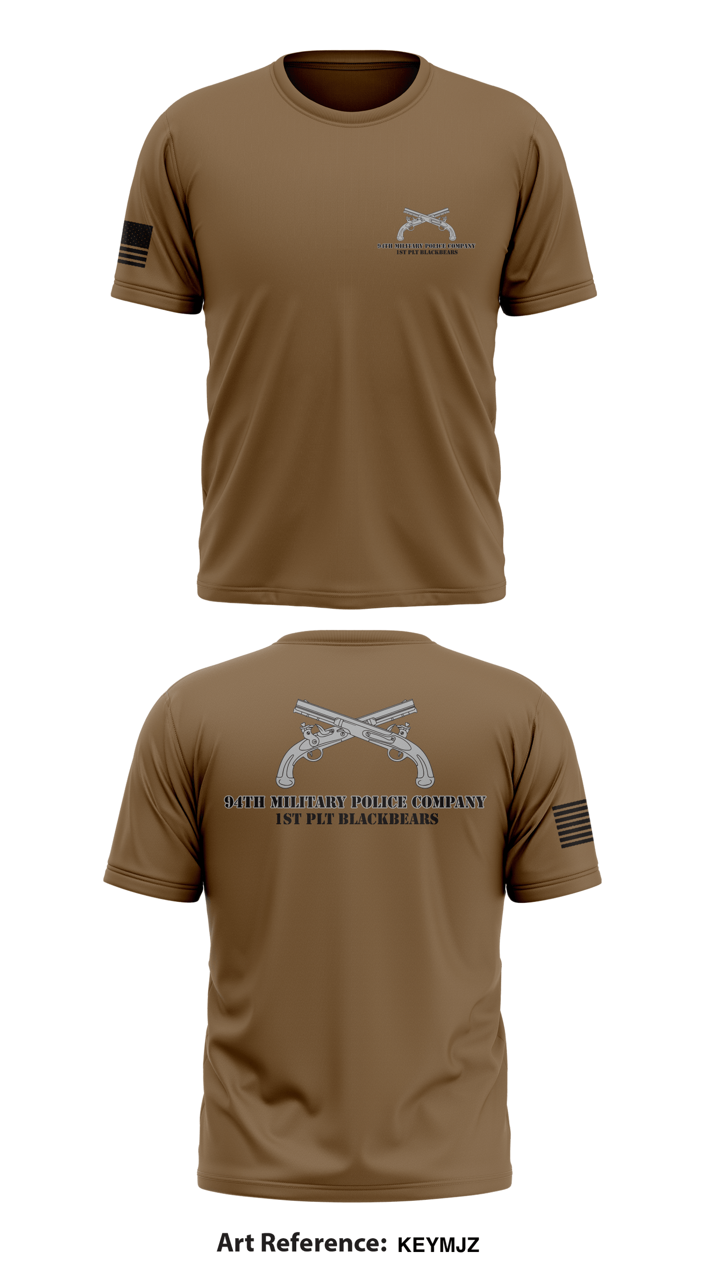 94th MP Co. Store 1 Core Men's SS Performance Tee - KeyMjZ