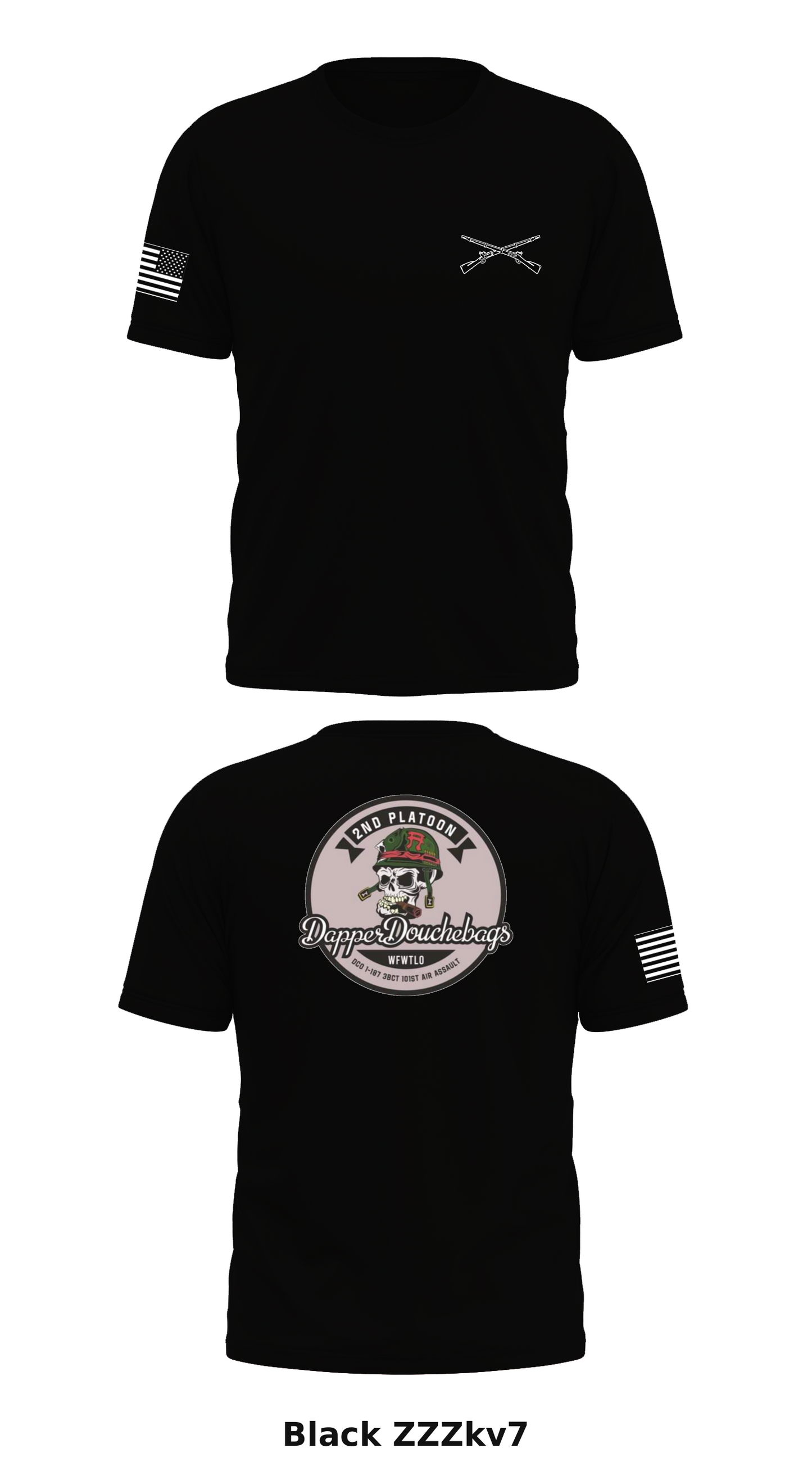 D co 1-187 3BCT Store 1 Core Men's SS Performance Tee - ZZZkv7