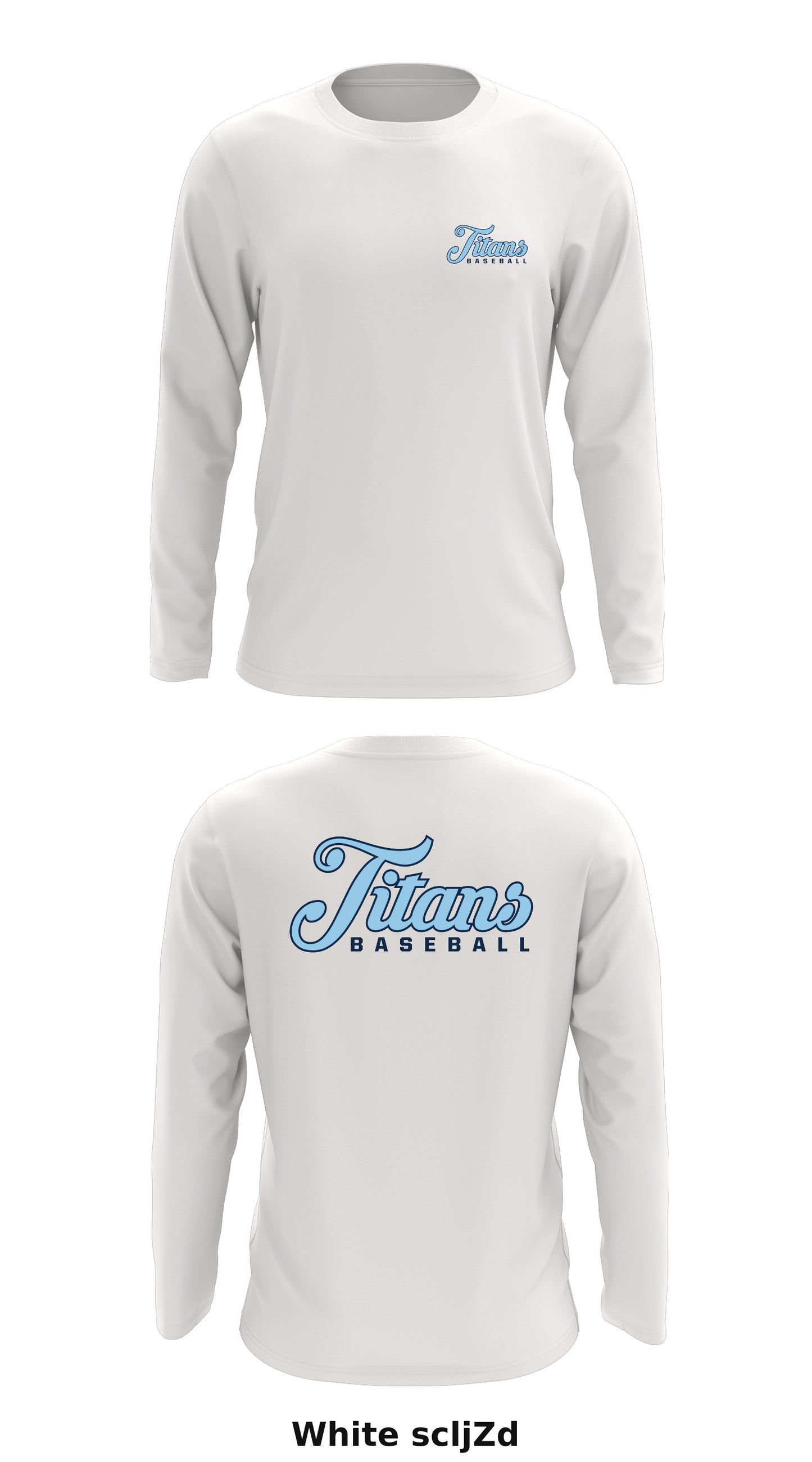 Titans Baseball Store 1 Core Men's LS Performance Tee - scljZd