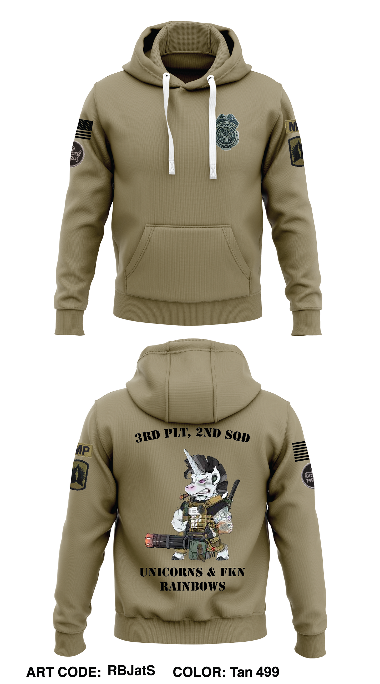 715th MP Co. 116th Field Artillery  Store 1  Core Men's Hooded Performance Sweatshirt - RBJatS