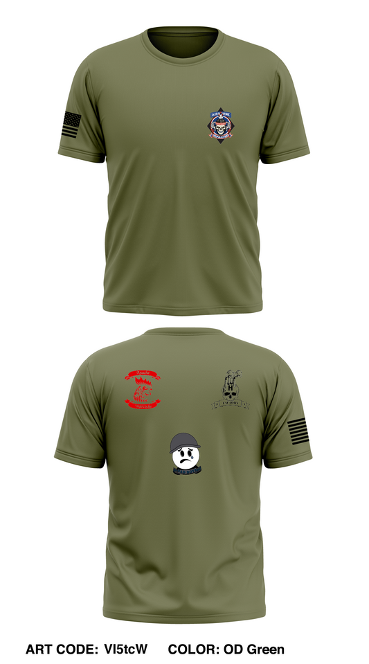 A Co, 1-501st, 4/25 Store 1 Core Men's SS Performance Tee - VI5tcW