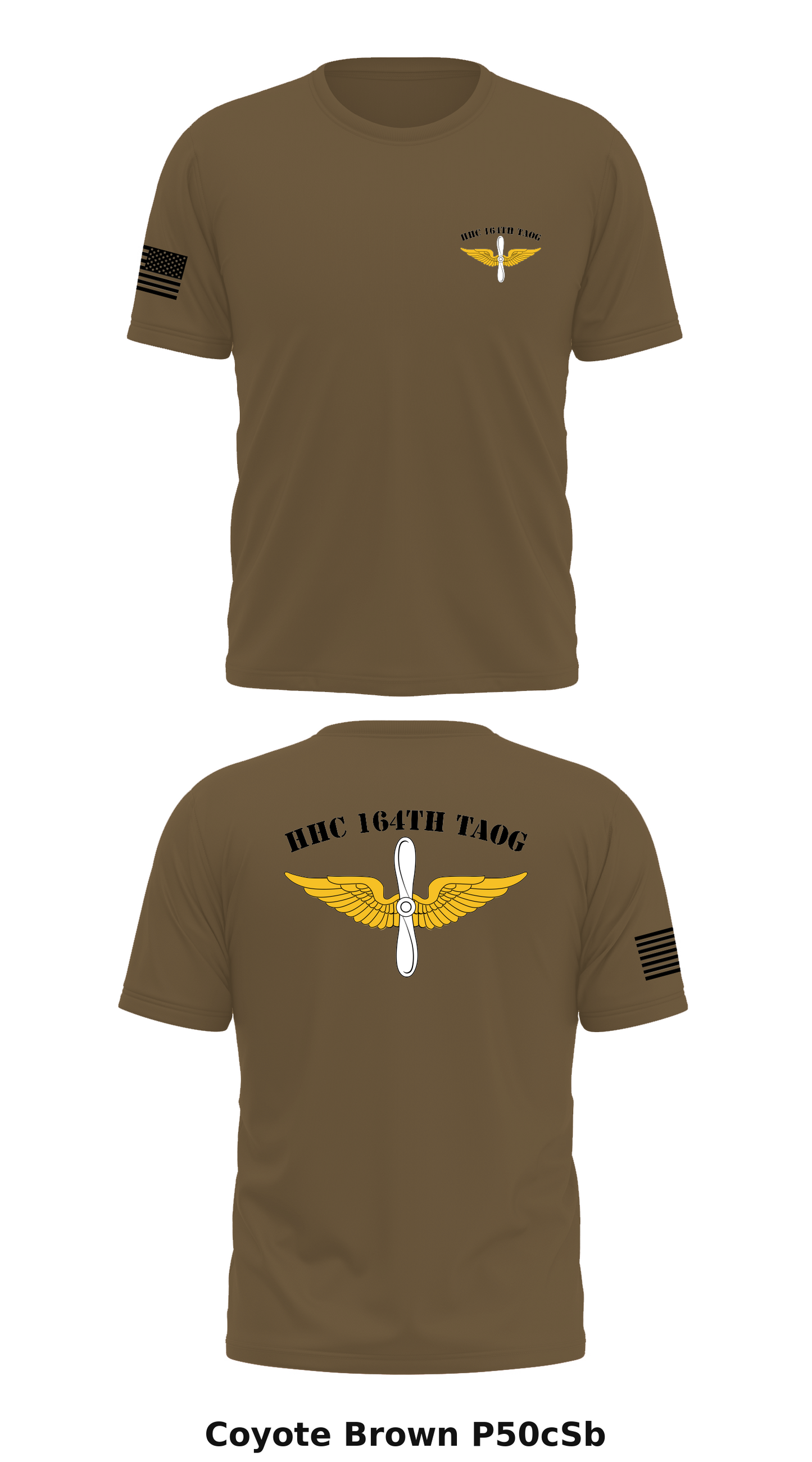 HHC 164th TAOG Store 1 Core Men's SS Performance Tee - P50cSb