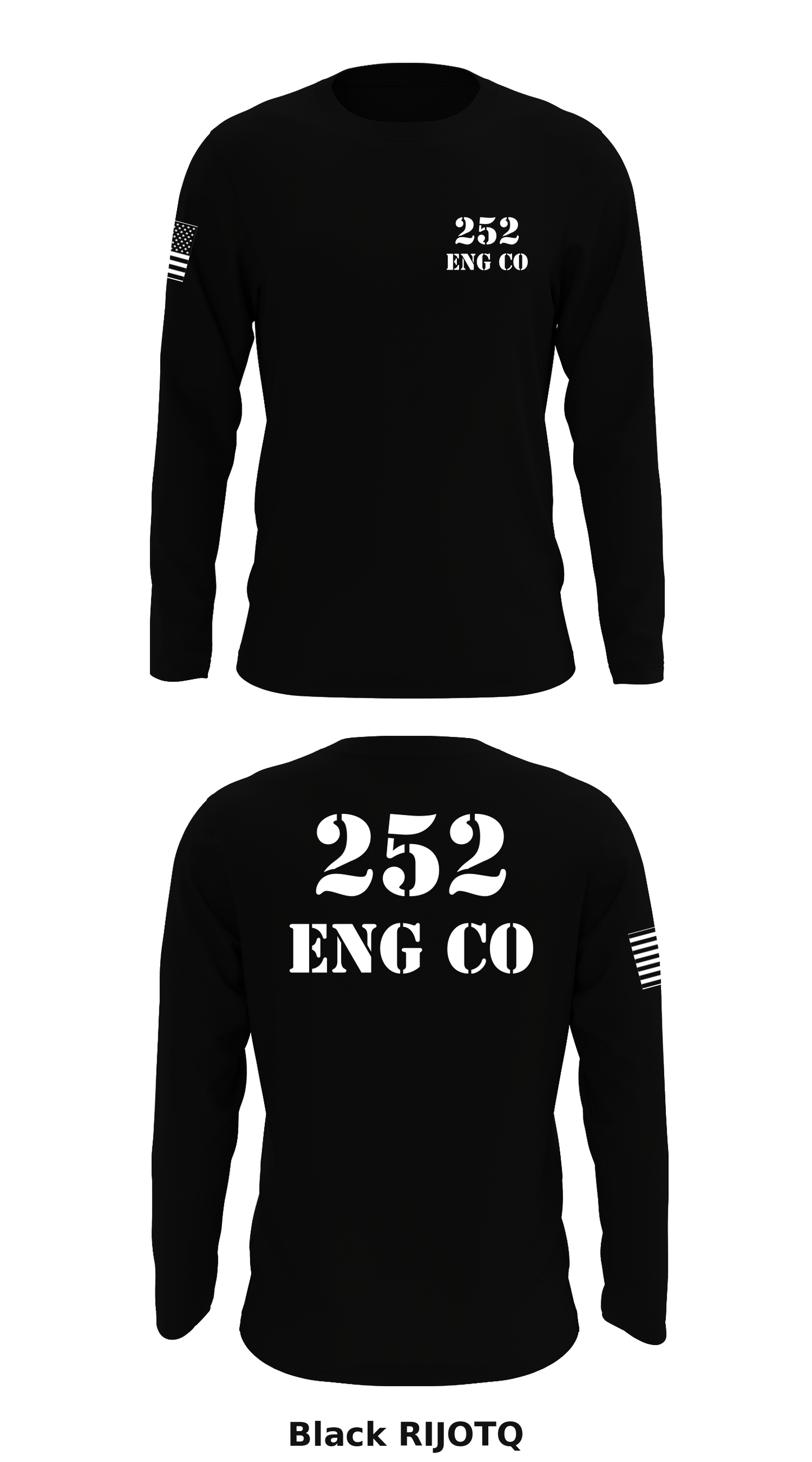 252 eng. co Store 1 Core Men's LS Performance Tee - RIJOTQ