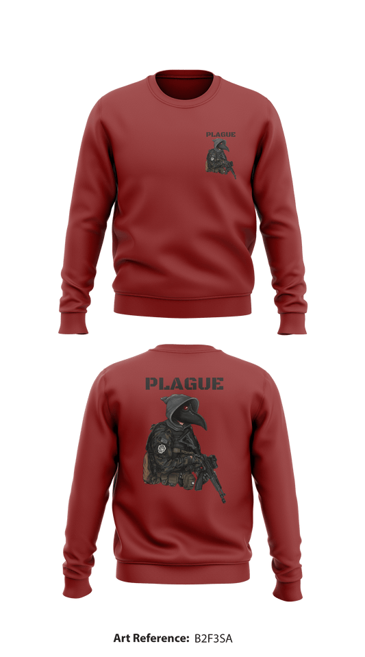 Plague Store 1 Core Men's Crewneck Performance Sweatshirt - b2f3Sa