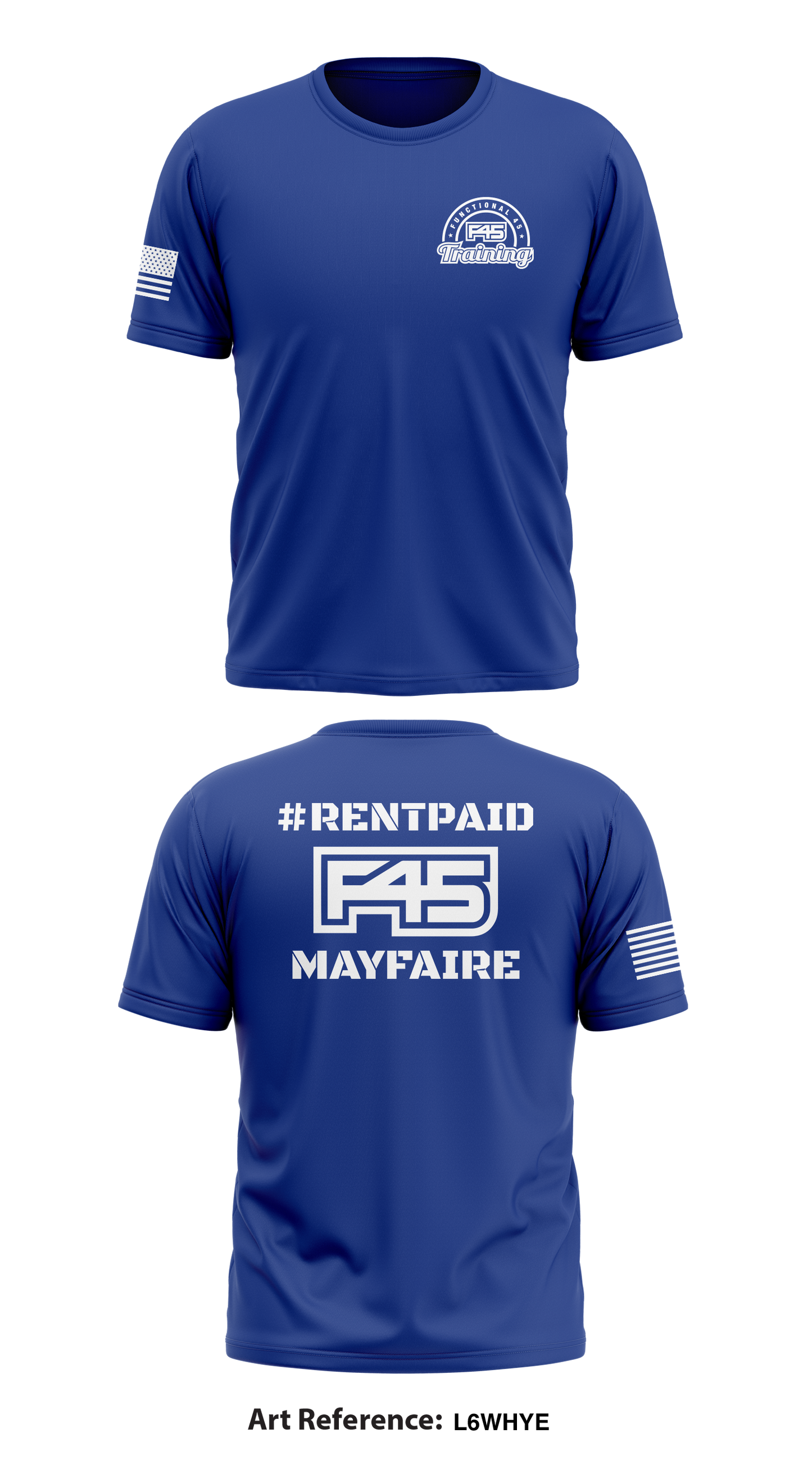 F45 Training Mayfaire Store 1 Core Men's SS Performance Tee - L6WhYE