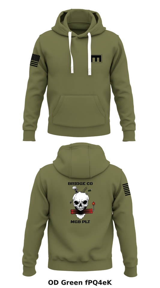 Mgb PLT , Bridge CO, 8th ESb Store 1  Core Men's Hooded Performance Sweatshirt - fPQ4eK
