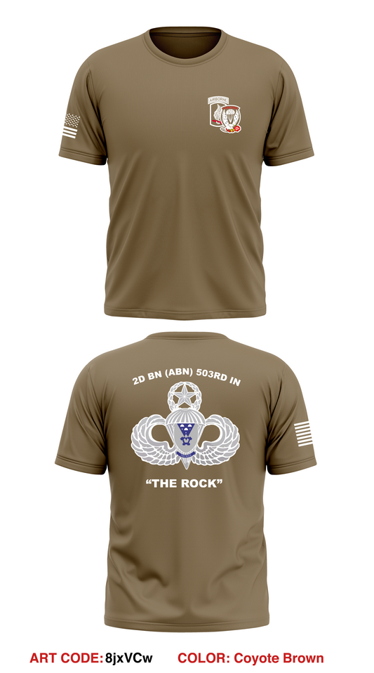 B Co, 2-503, 173rd ABN Store 1 Core Men's SS Performance Tee - 8jxVCw