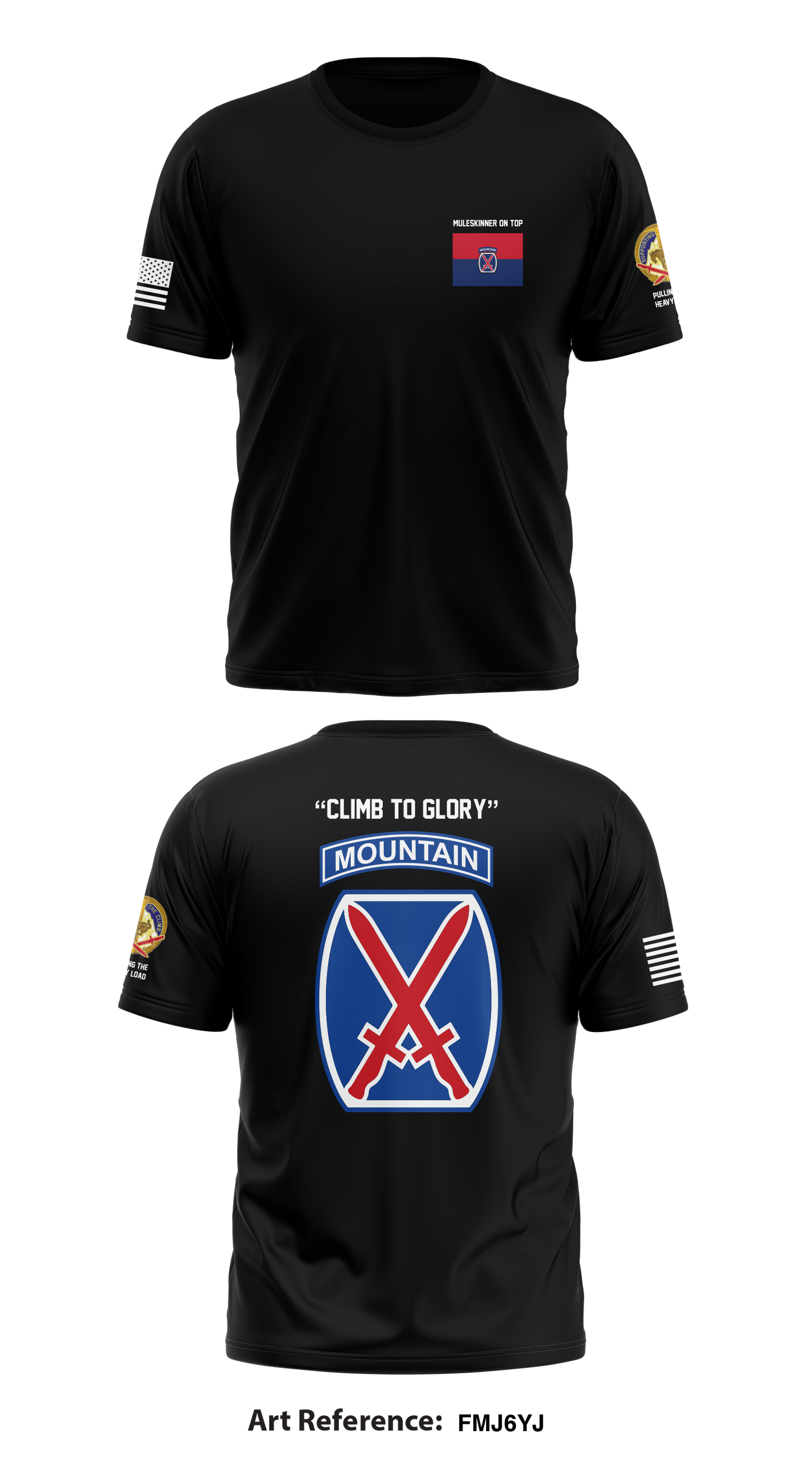 510th HR CO, 10th HSTB, 10th SBDE, 10th MTN DIV Store 1 Core Men's SS Performance Tee - FmJ6Yj