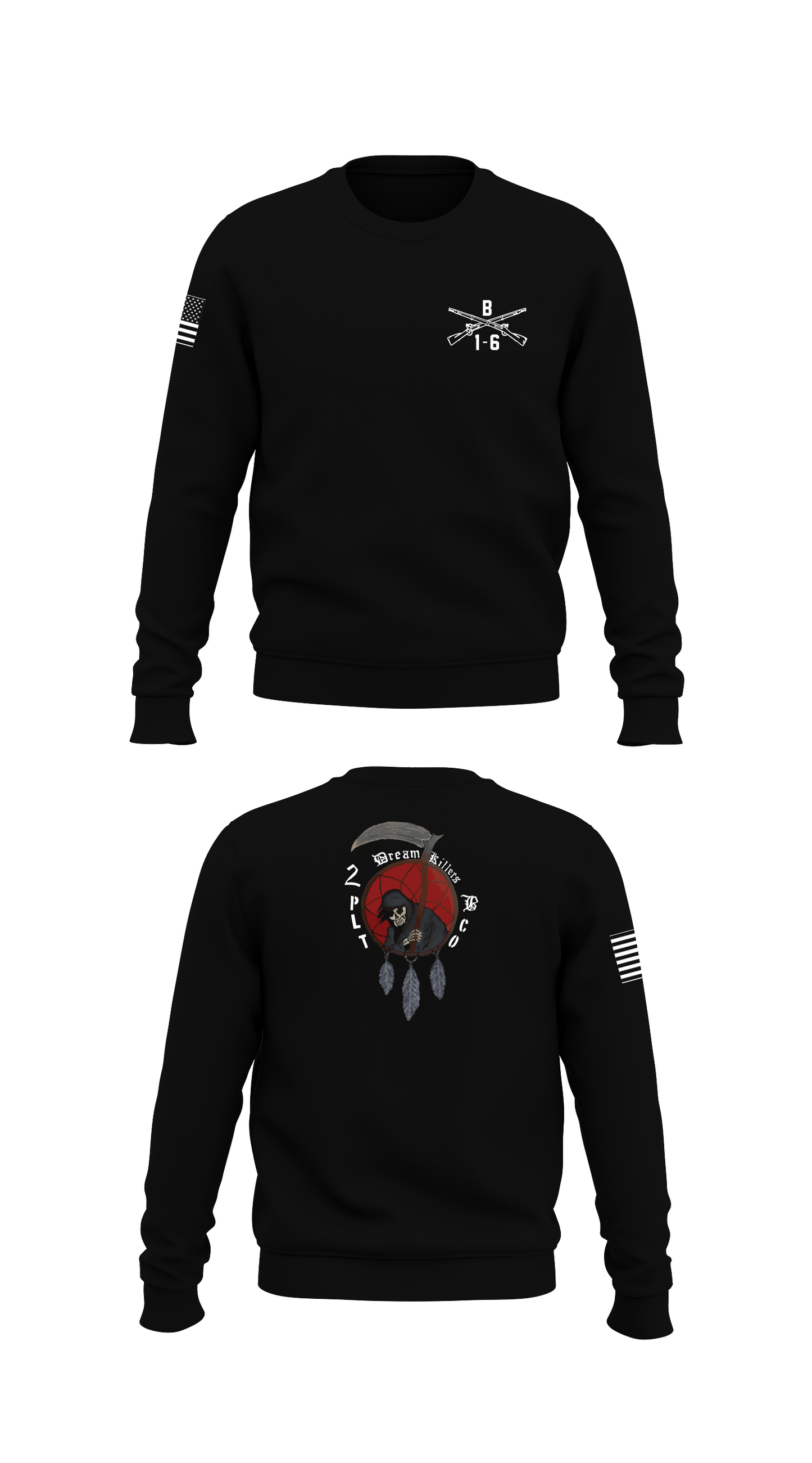 Dream Killers Store 1 Core Men's Crewneck Performance Sweatshirt - 33325699935