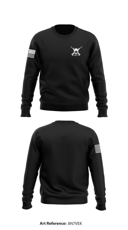 GCRTA Emergency Service Team (EST) Store 1 Core Men's Crewneck Performance Sweatshirt - 8n7VEk
