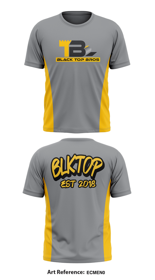 BLACKTOP BROS STORE 1 Core Men's SS Performance Tee - EcmeN0
