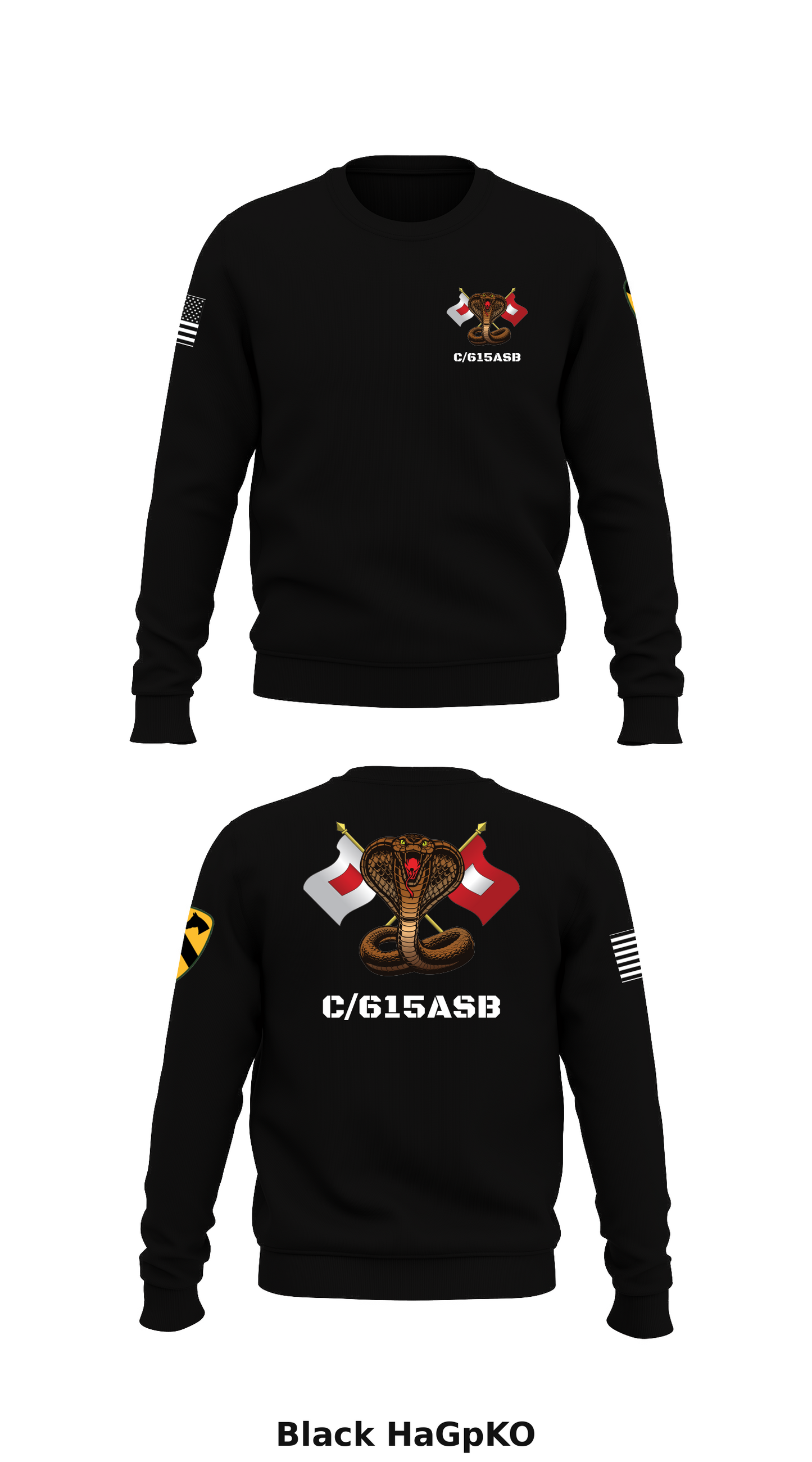 Charlie Co/615 ASB Store 1 Core Men's Crewneck Performance Sweatshirt - HaGpKO