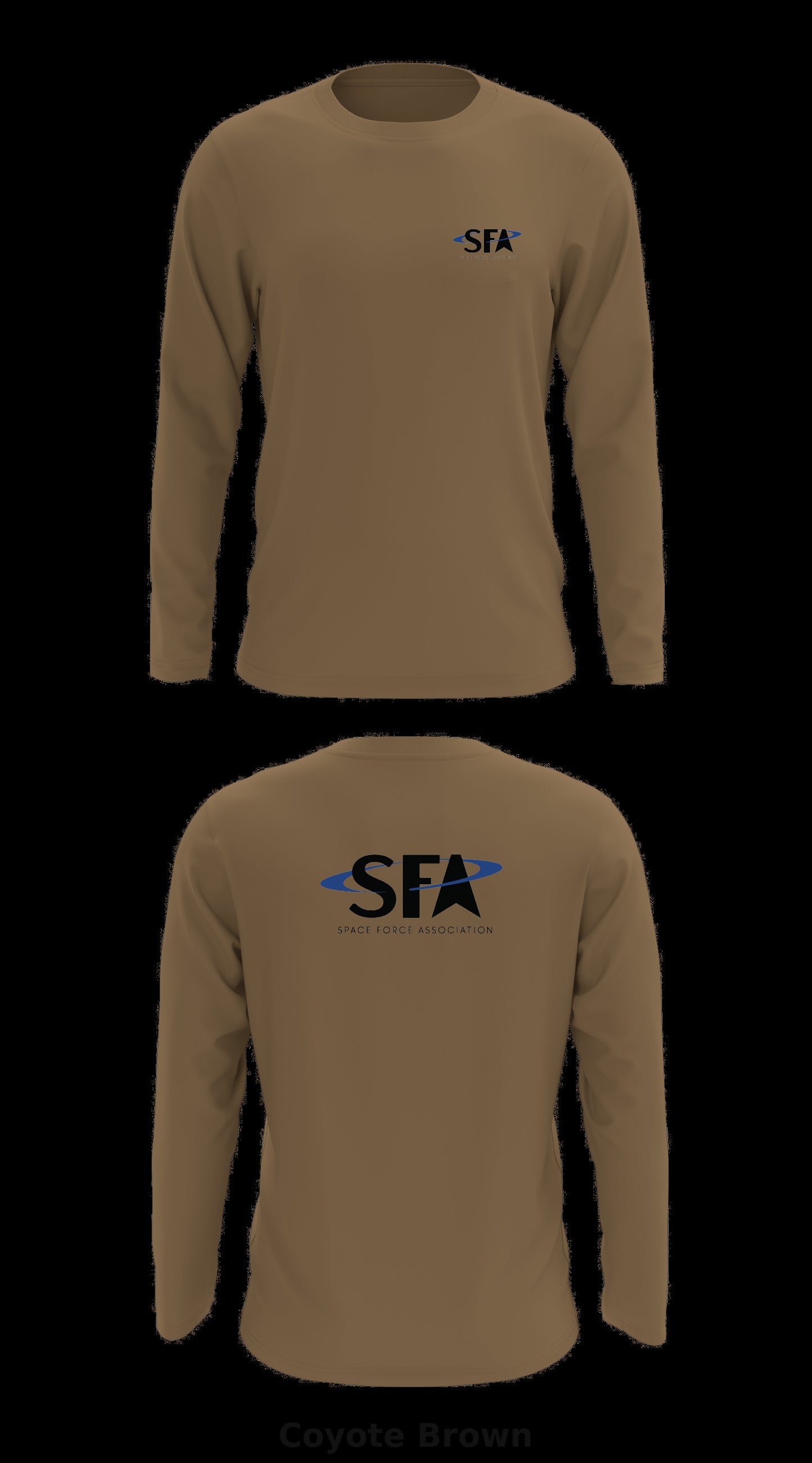 savicustoms Space Force Association Store 1 Core Men's LS Performance Tee - 35982792420 L