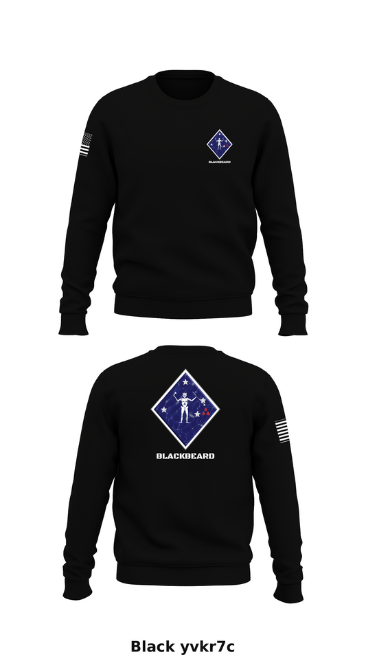 CAAT Blue, V21 Store 1 Core Men's Crewneck Performance Sweatshirt - yvkr7c