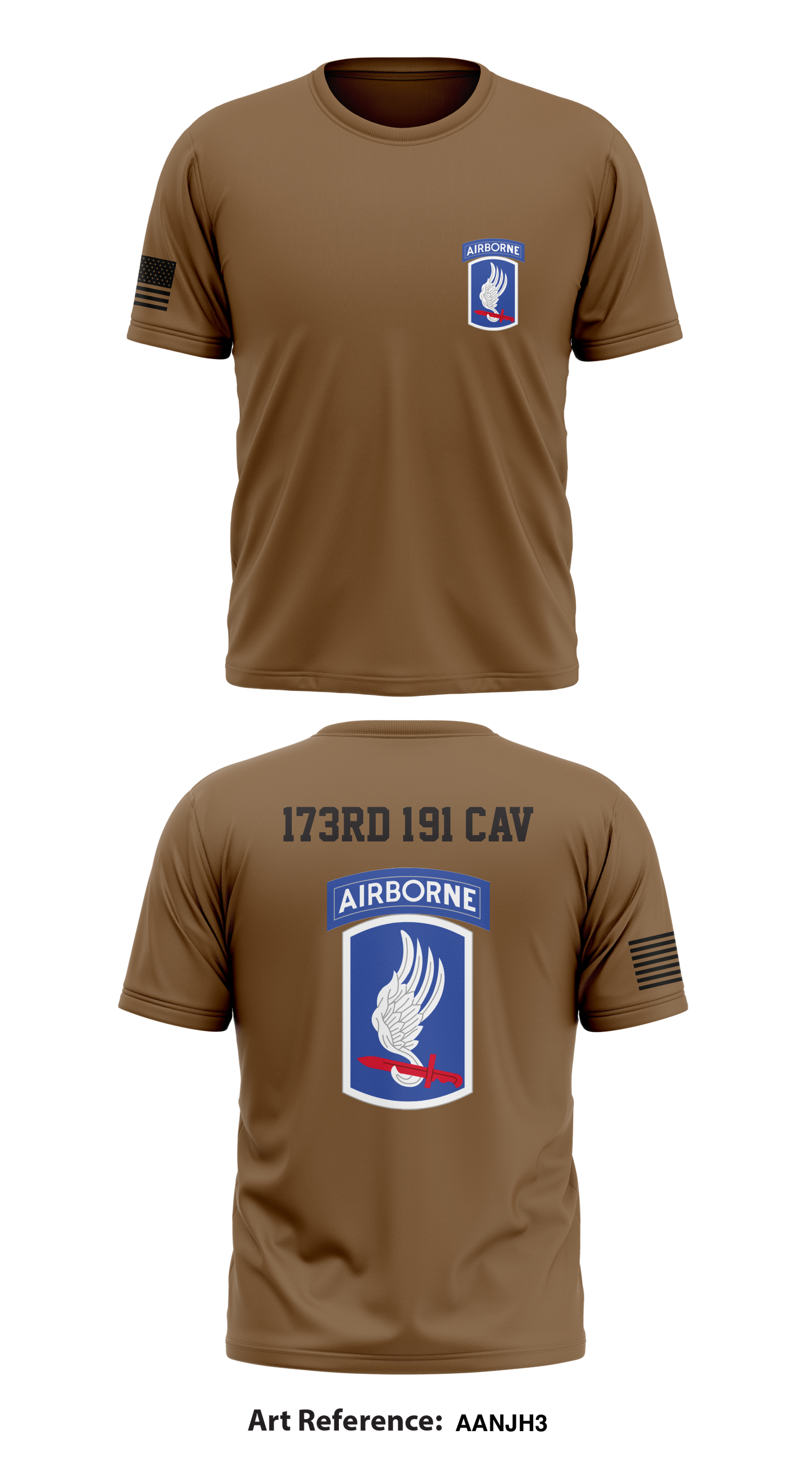 173rd 1-91 Cav Store 1 Core Men's SS Performance Tee - aAnjH3