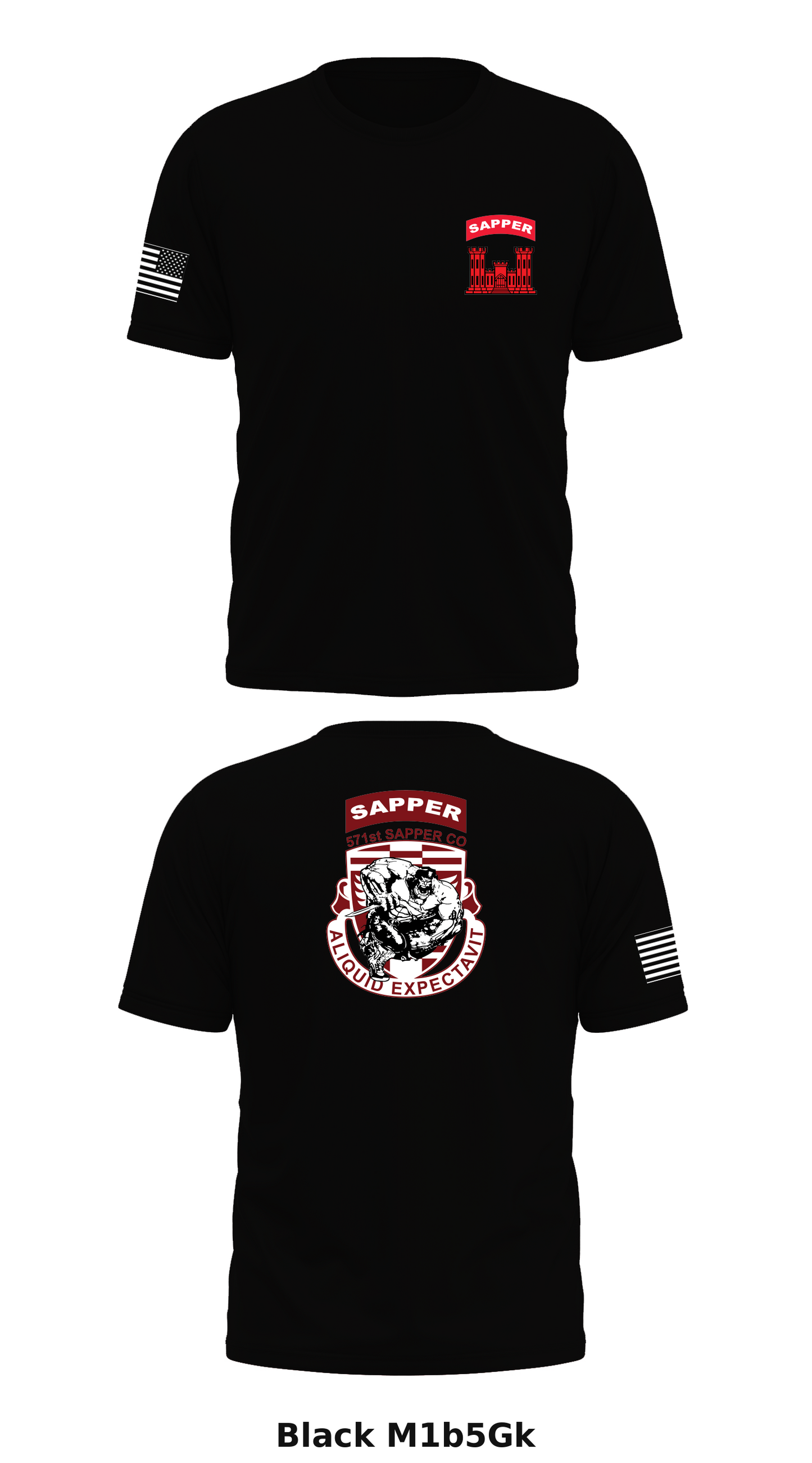 571st sapper co Store 1 Core Men's SS Performance Tee - M1b5Gk