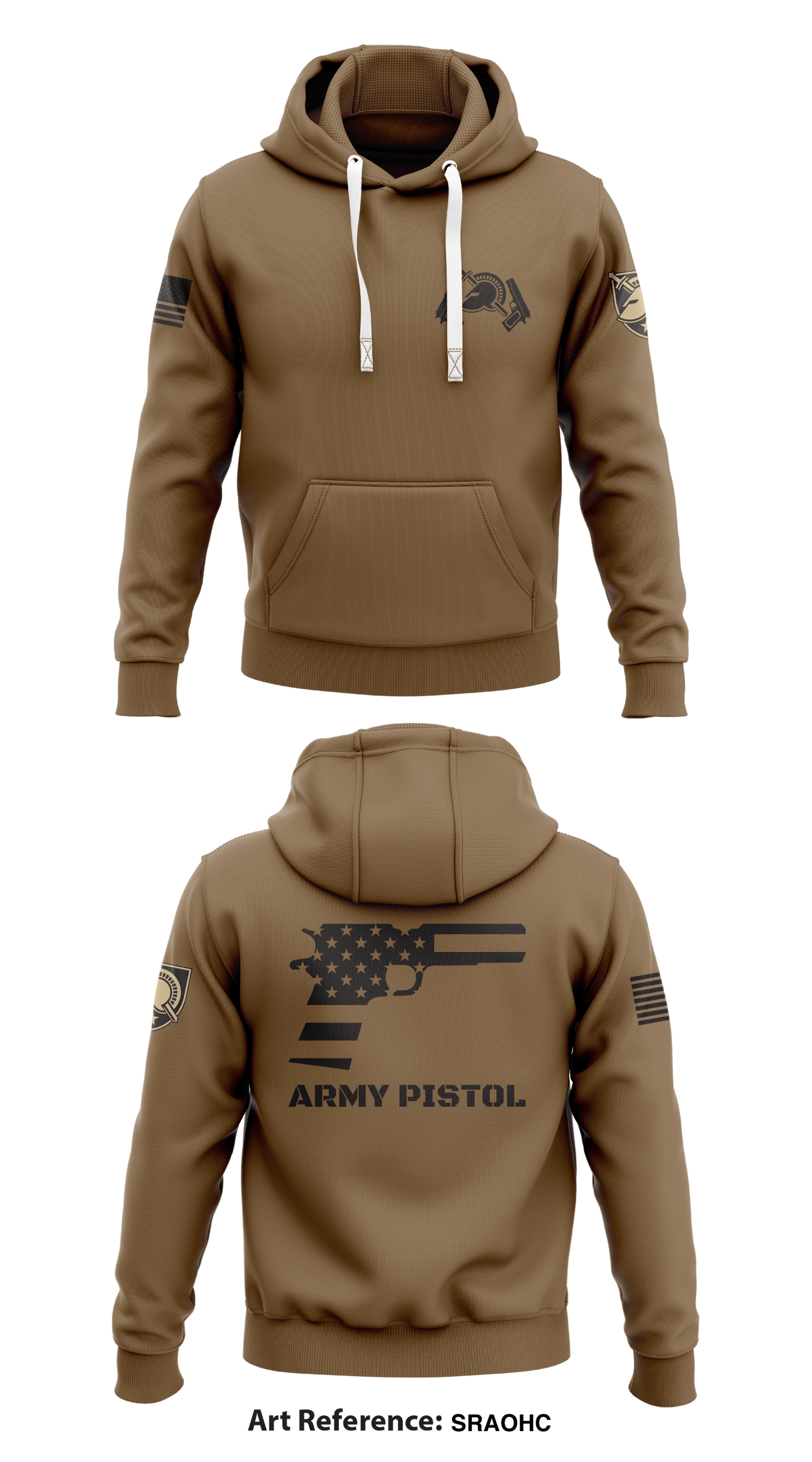 Army PistolArmy Pistol Store 1  Core Men's Hooded Performance Sweatshirt - sRAOhc